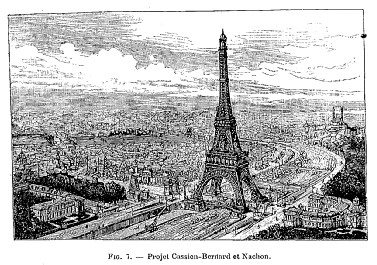 Concours Exposition universelle 1889 : projet Cassien-Bernard