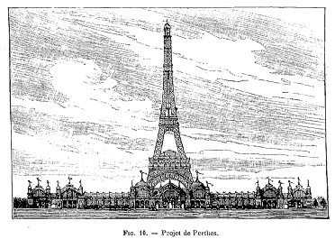 Concours Exposition universelle 1889 : projet Perthes-Eiffel
