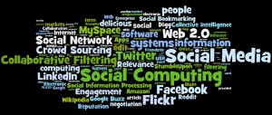 social media, social networking, social computing tag cloud (#2) - réseaux sociaux